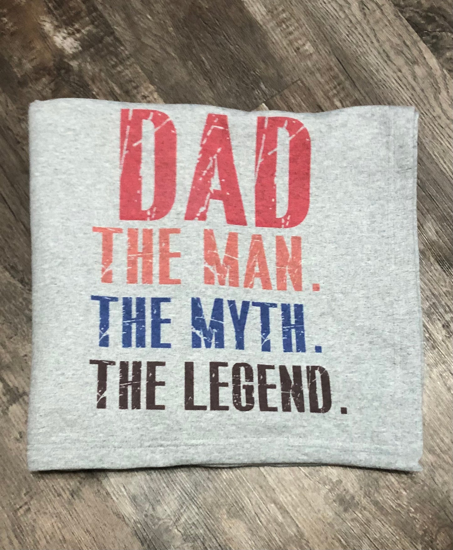 Dad, the man, the myth, the legend cozy sweatshirt blanket 