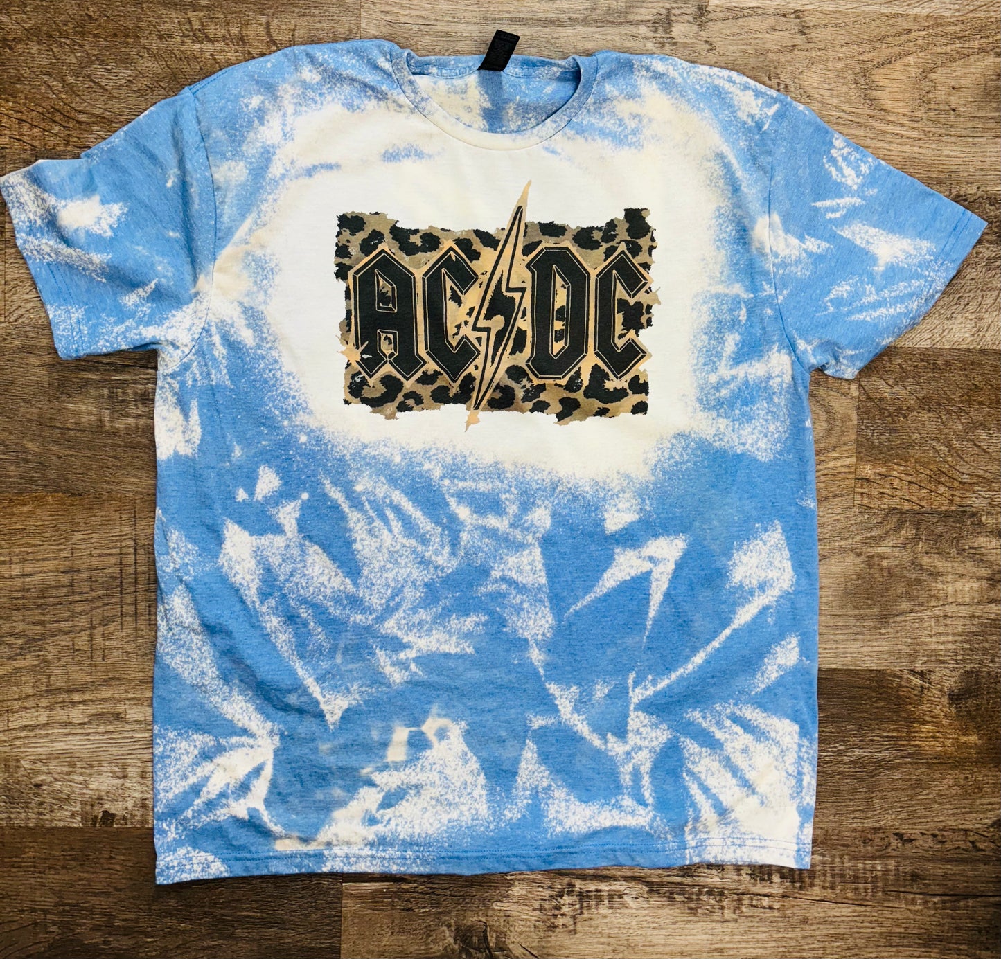 ACDC Leopard Bleached Tee