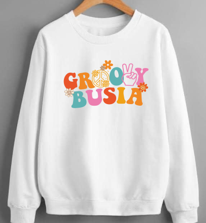 Groovy Mama Crewneck Sweatshirt -Customized