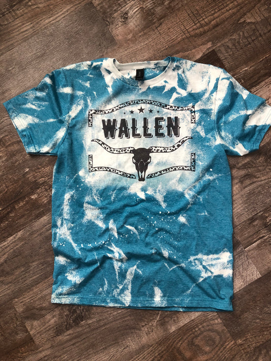 Wallen Bull Skull Bleached Tee