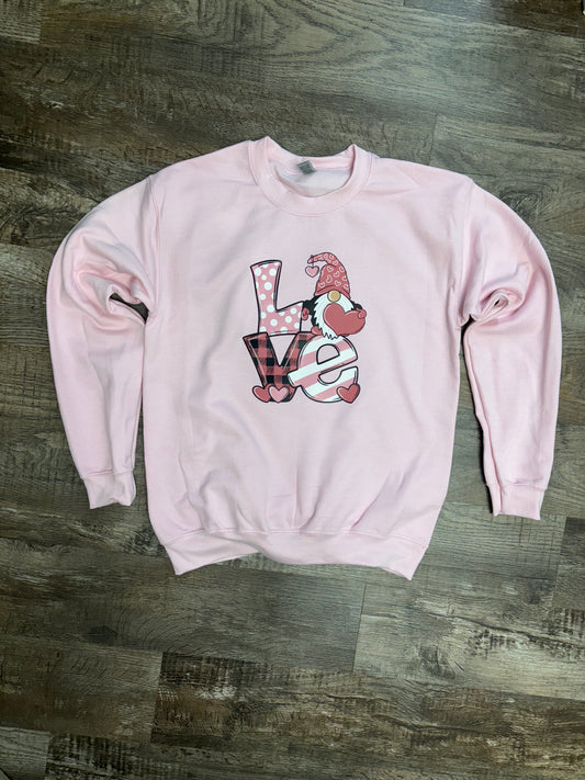 Valentine Gnome Sweatshirt