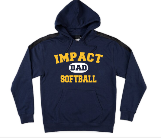 softball dad hoodie collegiate type custom team name