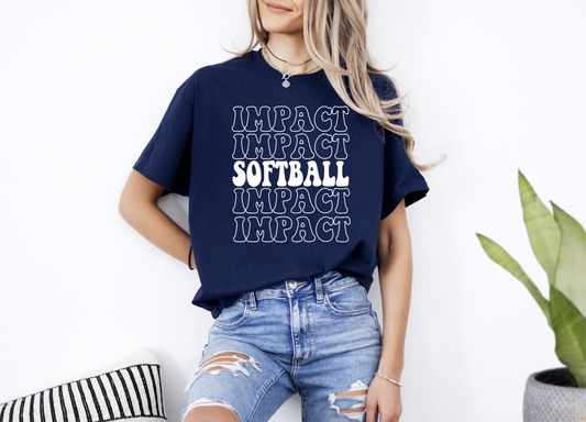 Impact Softball lines - can custom to your team name