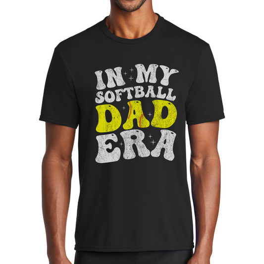 In my softball dad era retro graphic tee