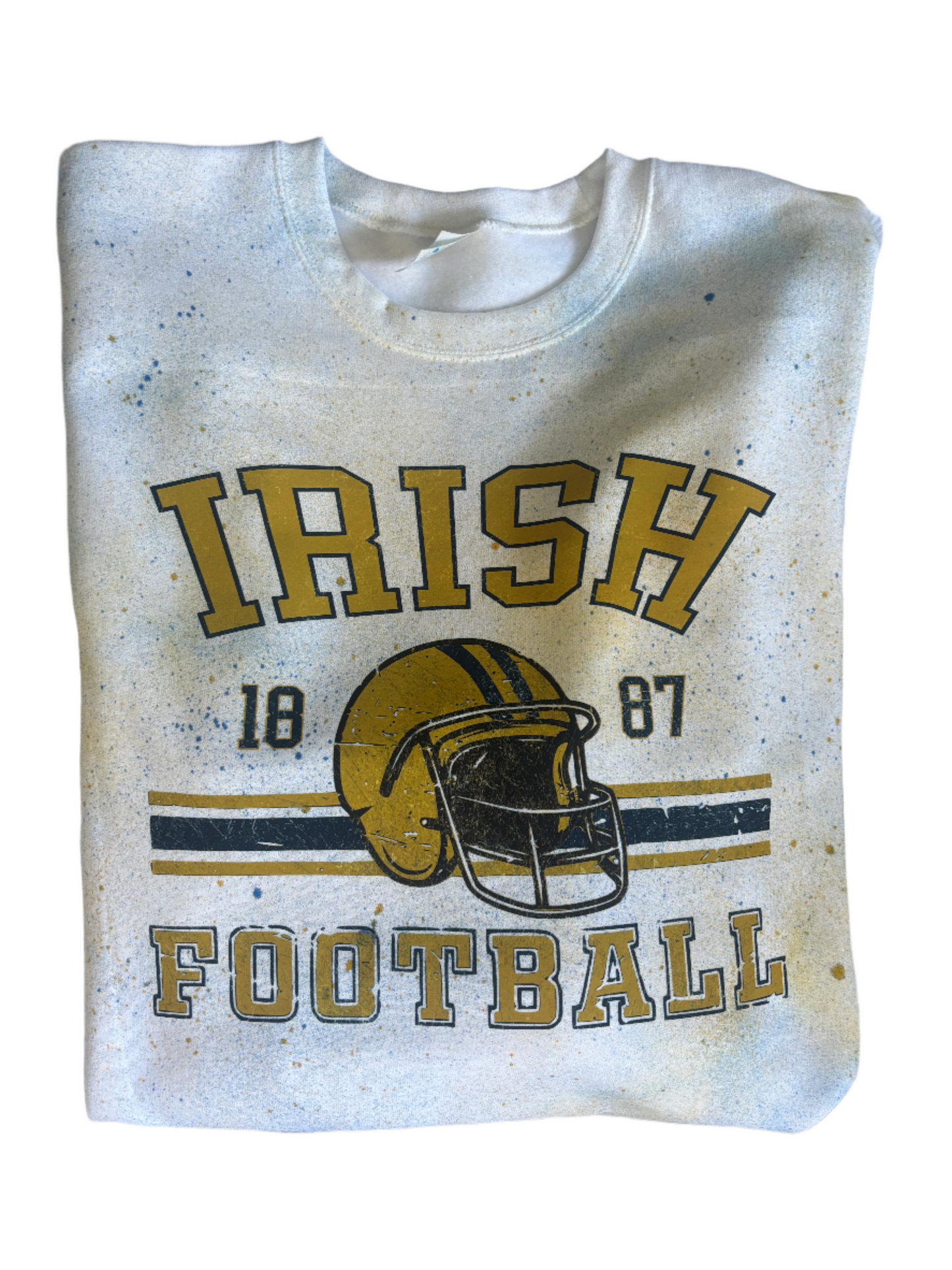 Vintage Football Hand Dyed Sweatshirts