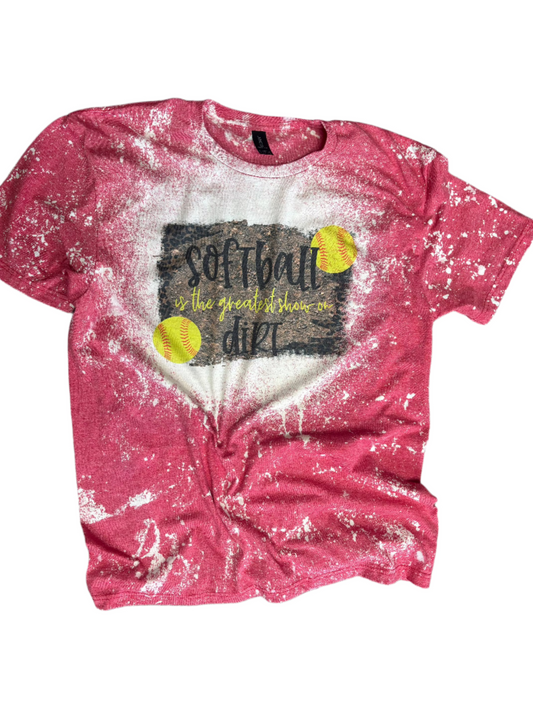 Softball the greatest show on dirt shirt