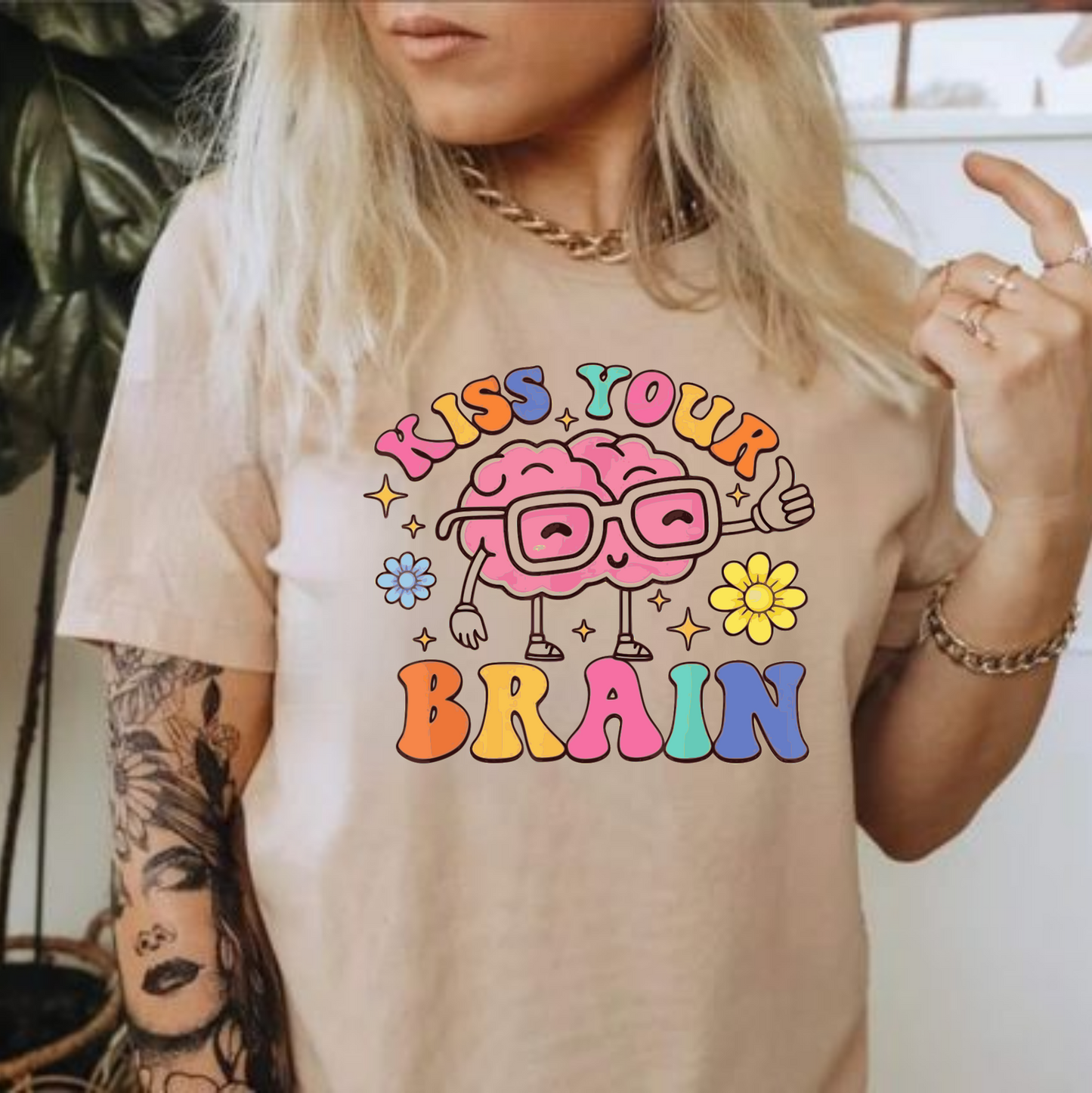 Kiss your brain unisex shirt