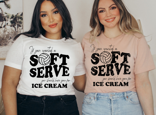 Soft Serve Volleyball Graphic Tee