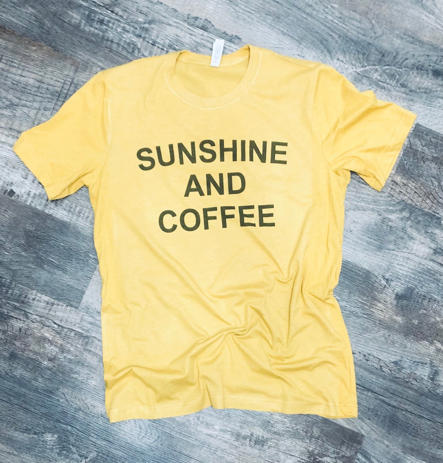 Sunshine and Coffee Graphic Tee