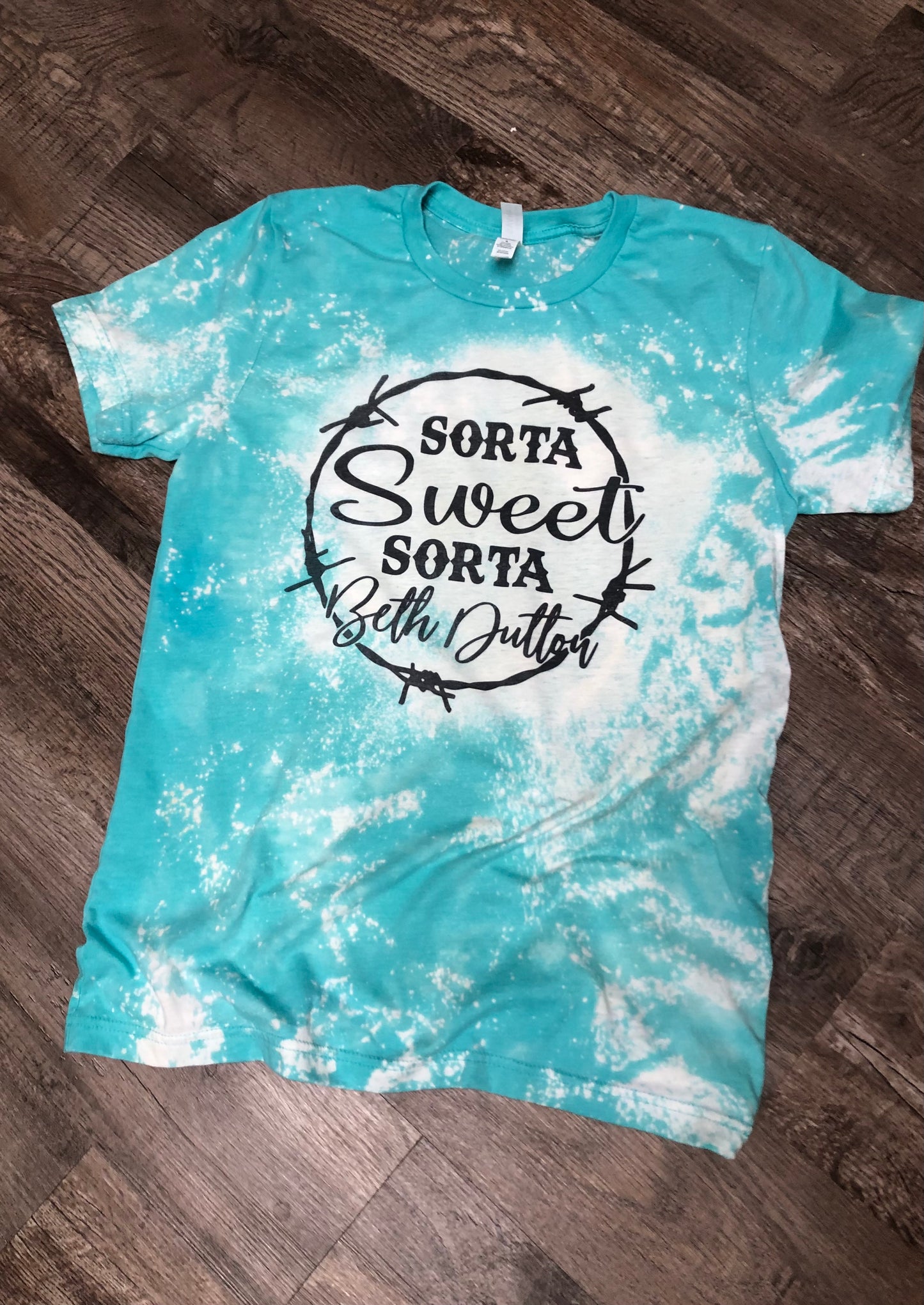 Sorta Sweet Sorta Beth Dutton ~ Bleached  T Shirts ~  Women's Cowgirl Vintage Graphic T-Shirt - Liv's Boutique