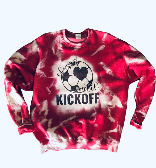 Class until Kick off Soccer Bleached Sweatshirt