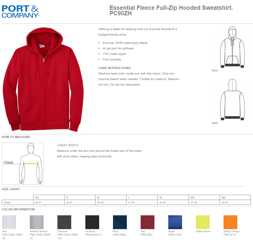 Eastwood Transmission Fleece Full Zip  Hooded Sweatshirt