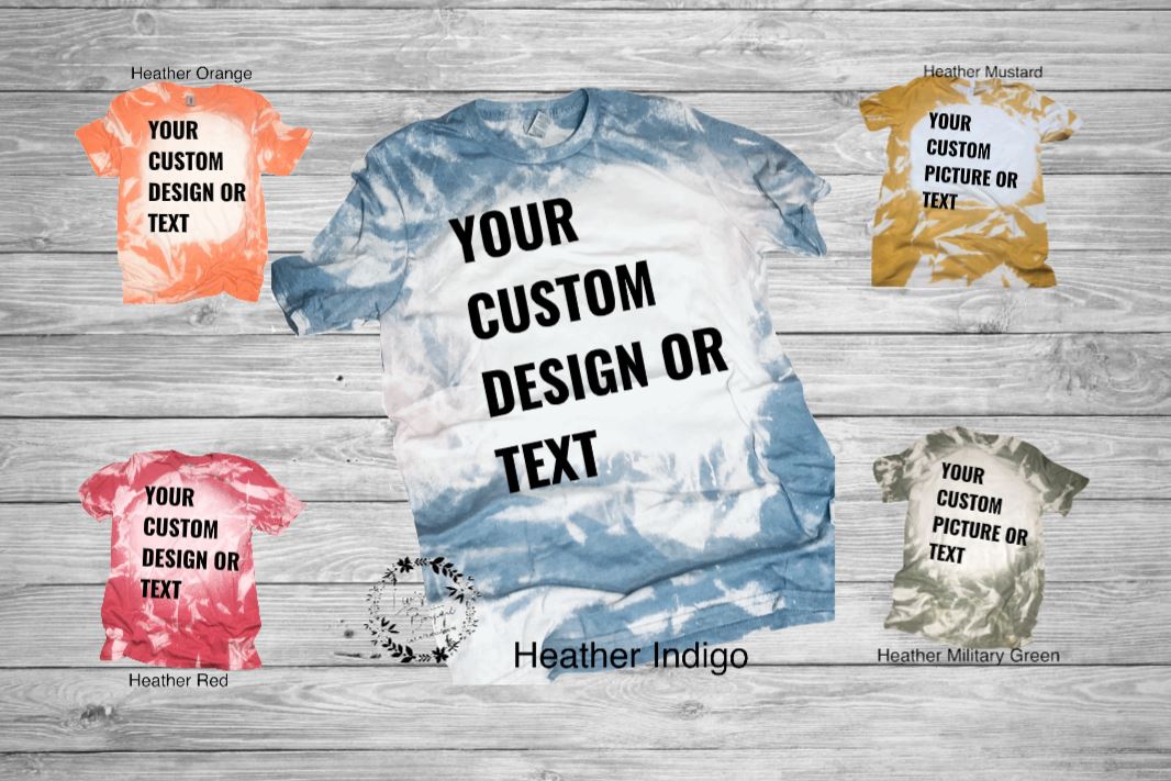 Custom Bleached Unisex Tee - Liv's Boutique