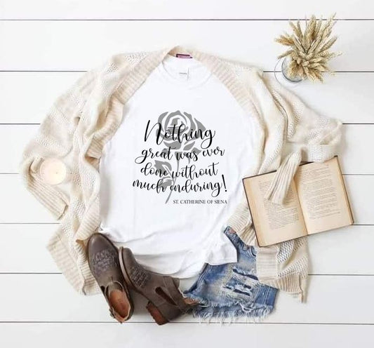 St. Catherine Catholic T-Shirt - Liv's Boutique