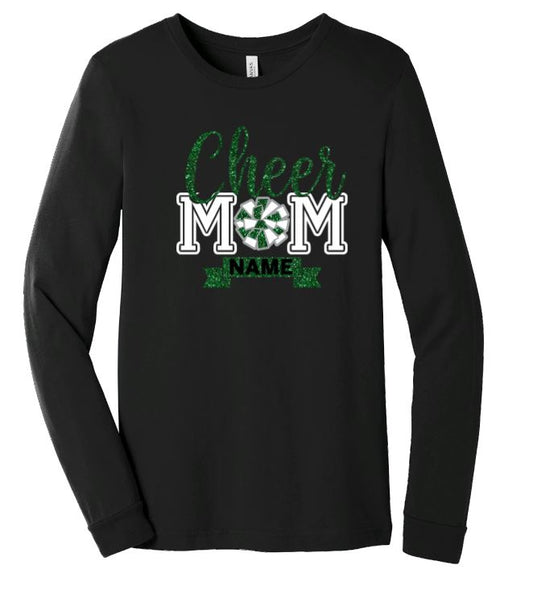 Cheer Mom or Dad Custom Shirt ~ Senior Cheer Mom ~ Cheerleader Shirts ~ Personalized Cheer Shirts - Liv's Boutique