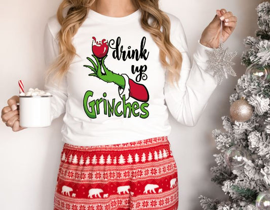 Drink Up Grinches Unisex Long Sleeve Shirt