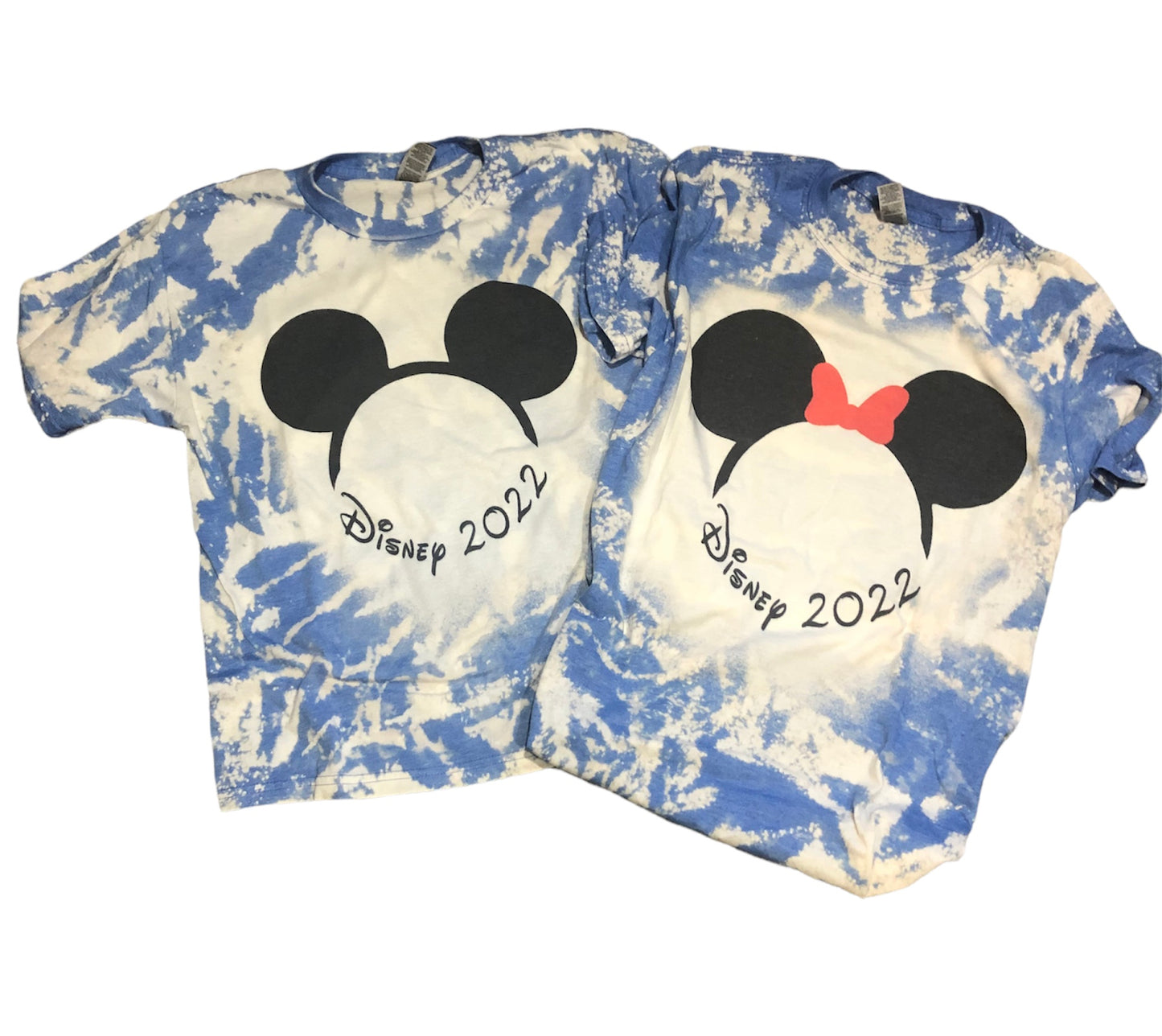 Disney Trip Bleached Shirts ~ Mickey OR Minnie ~ Customize with your Trip year - Liv's Boutique