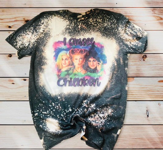 I Smell Children Hocus Pocus Bleached Tee - Liv's Boutique