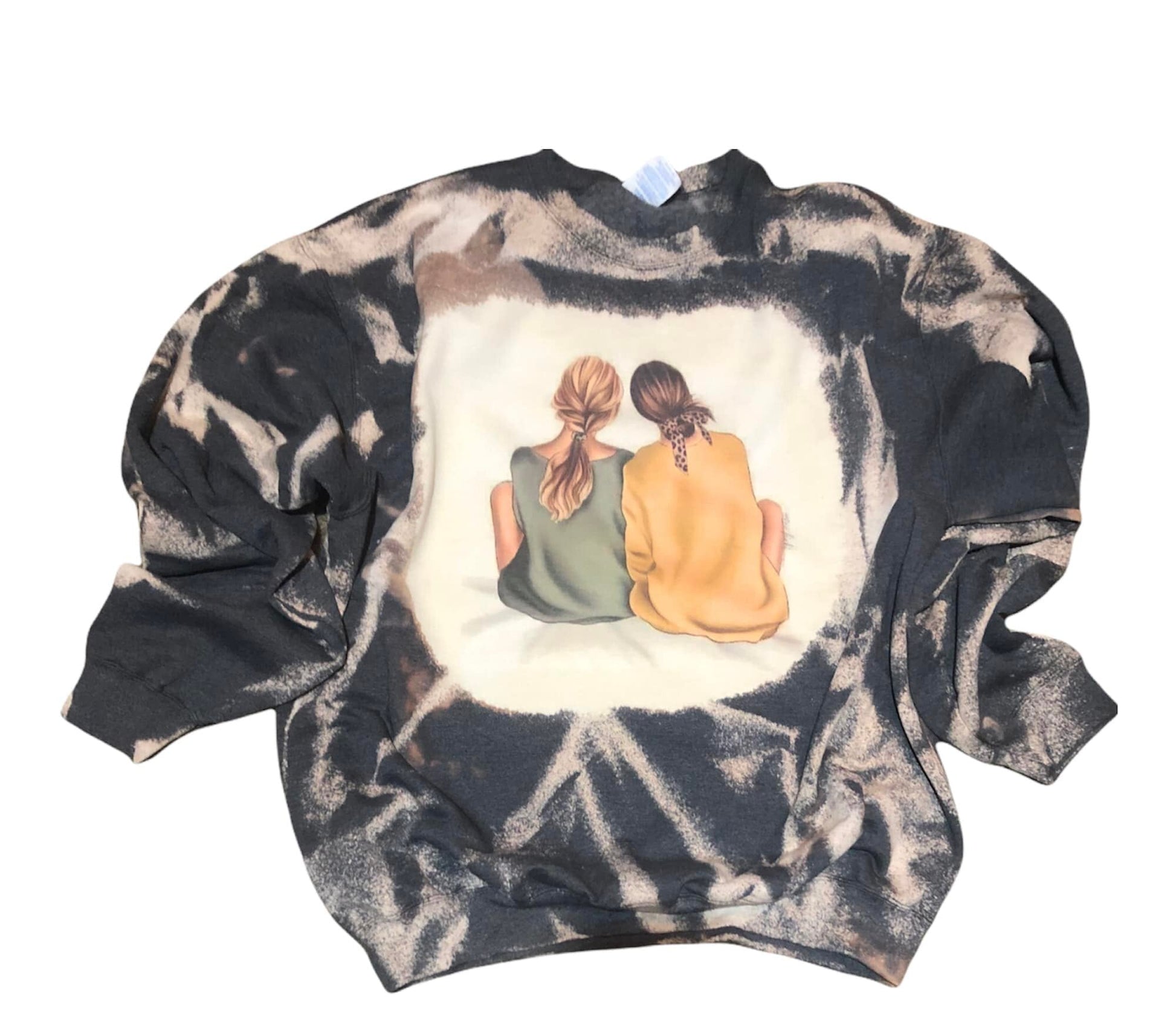 Bebe It's Cold Outside Bleached Crewneck Sweatshirt - Liv's Boutique