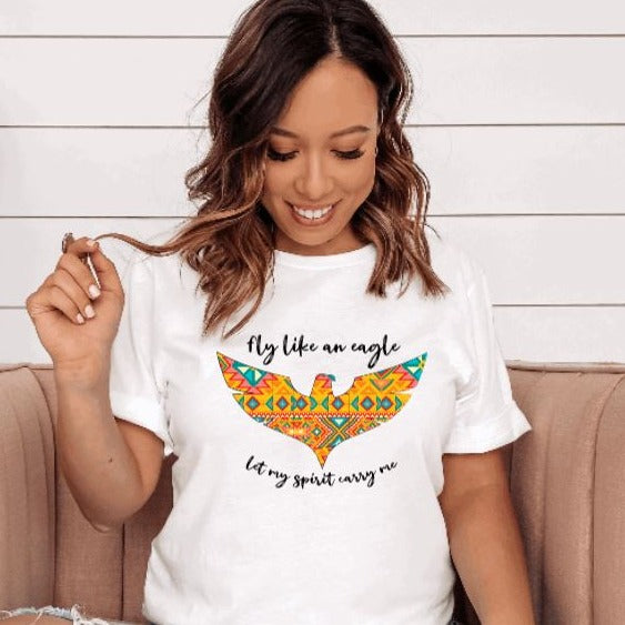 fly like an eagle let my spirit carry me tee