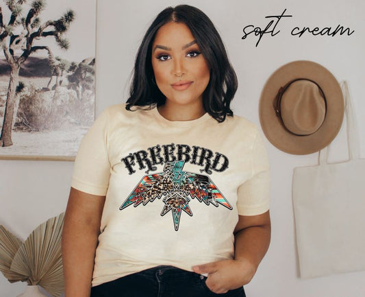 Free Bird Aztec Retro Band Tee