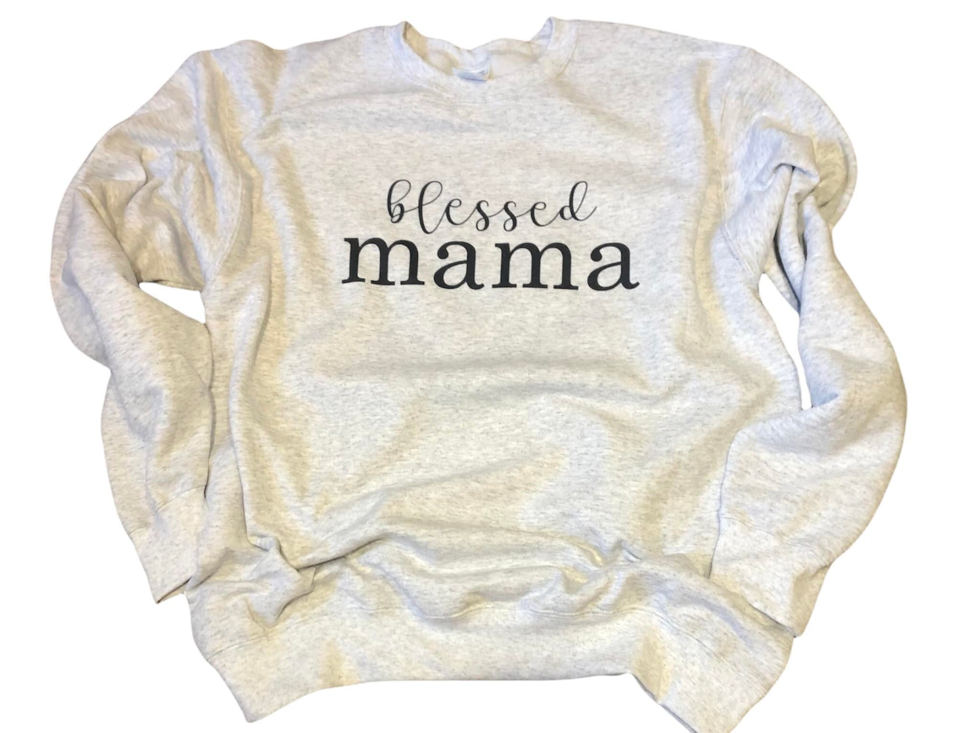 Blessed Mama Crewneck Sweatshirt - Liv's Boutique