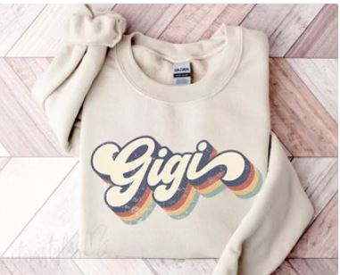 Gigi retro vintage crewneck sweathsirt