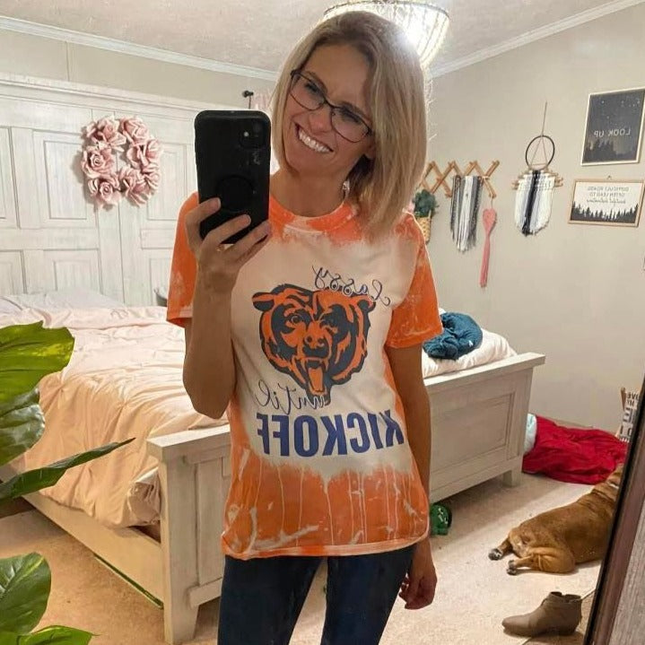 Classy Until Bears Kickoff Bleached Shirt