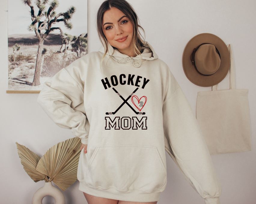 Hockey Mom Hoodie ~ Custom Hockey Mom Sweatshirt - Liv's Boutique
