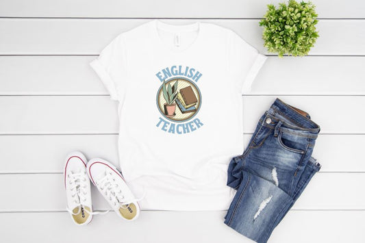 English Teacher Succulent Unisex Tee