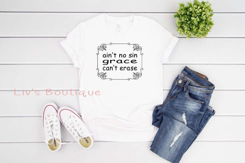 Ladies Christian Shirt, Easter Religious Shirt, He is Risen, Inspirational Quote, Scripture Tee, Faith Over Fear, Bible Verse Shirt, Jesus - Liv's Boutique