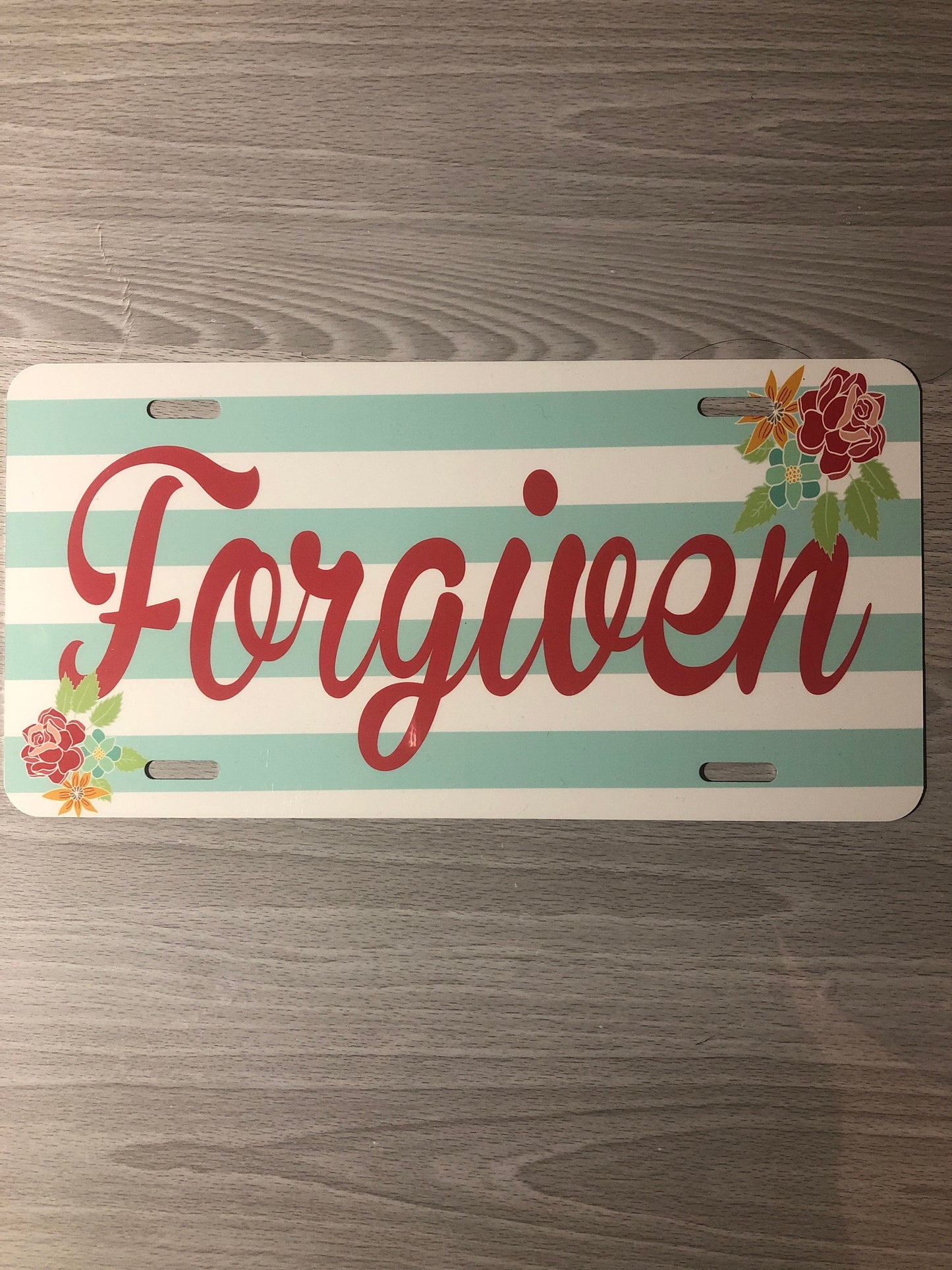 License Plates with option of matching coasters ~ Personalized - Liv's Boutique
