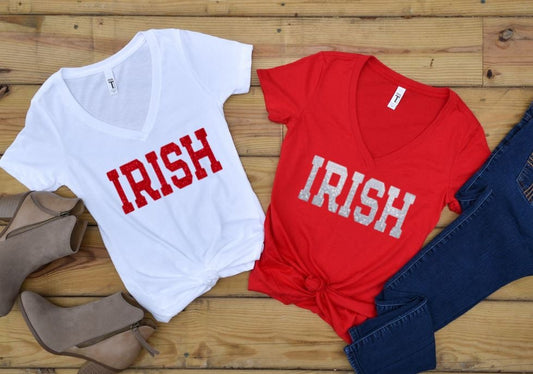 School Game Day Ladies V-Neck ~ Customized - Liv's Boutique