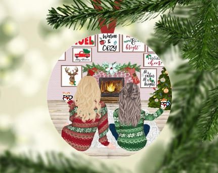 Best Friends Personalized Ornament - Liv's Boutique