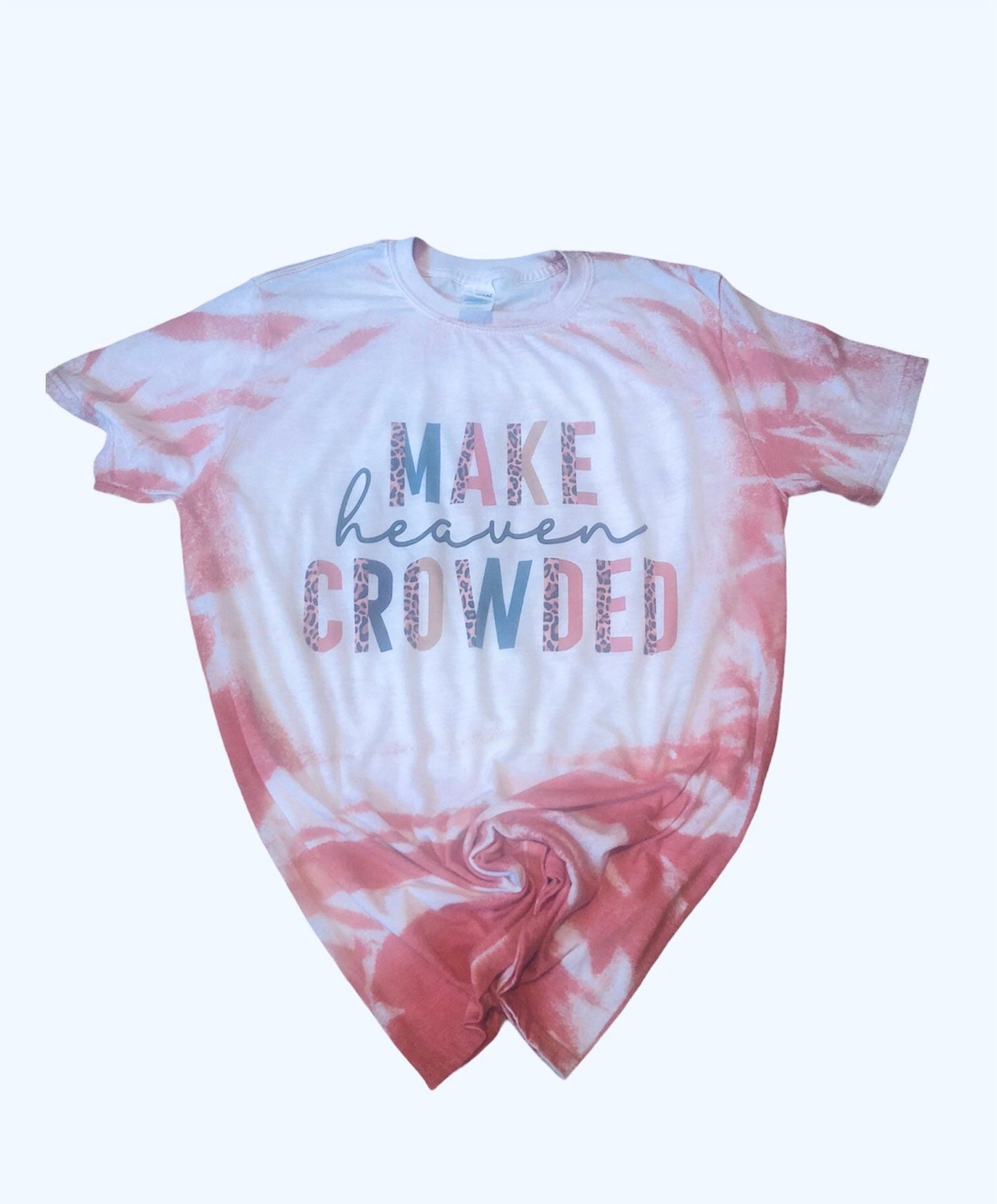 Make Heaven Crowded Bleached Shirt - Liv's Boutique