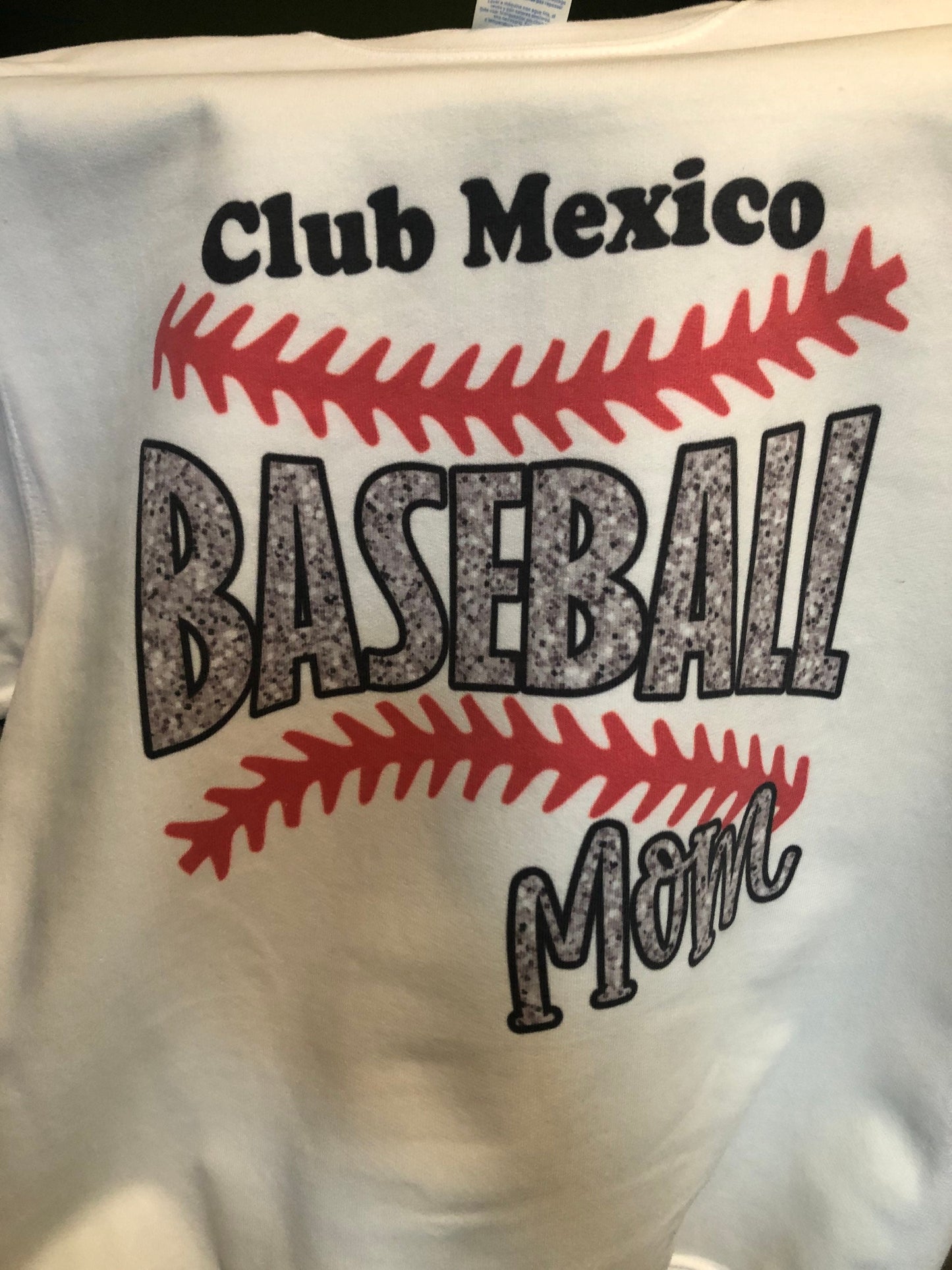 Baseball Mom Crewneck Sweatshirt - Liv's Boutique