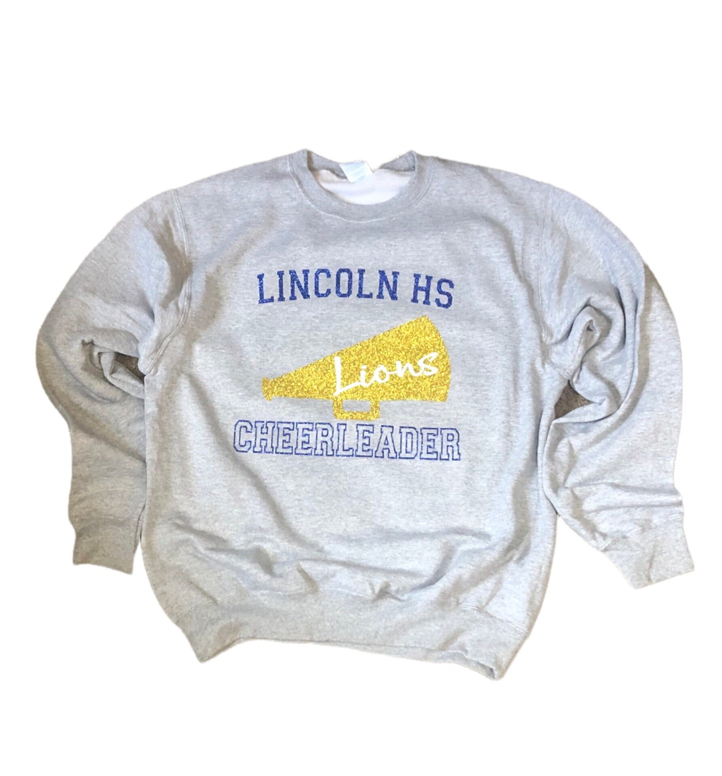 School Spirit Glitter Cheer Sweatshirts - Liv's Boutique