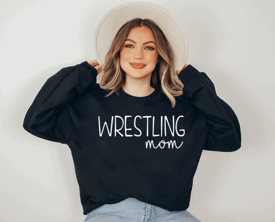 Wrestling Mom Crewneck Sweatshirt