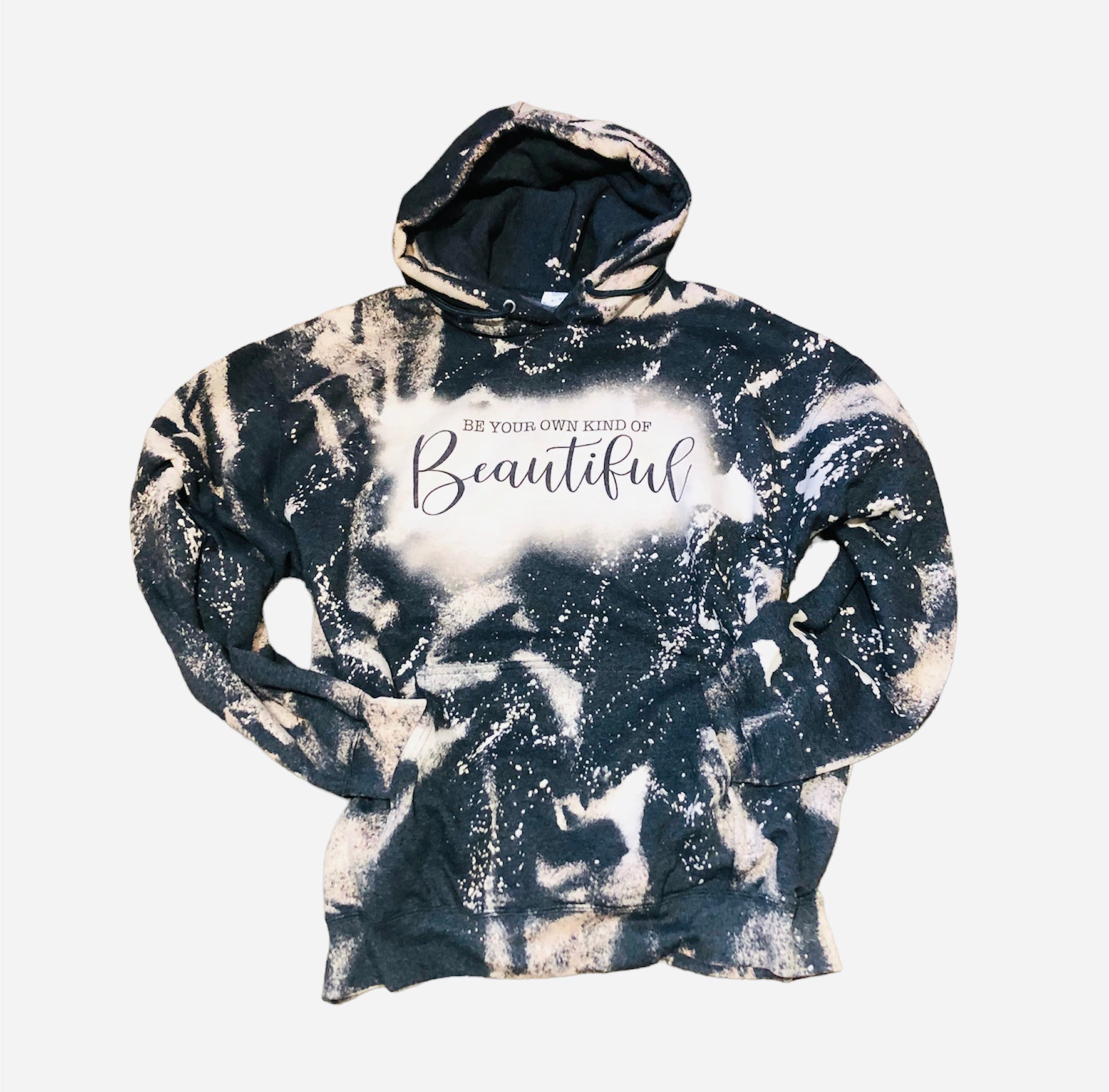 Custom Bleached Hoodie Your Design Here Bleached Sweatshirt