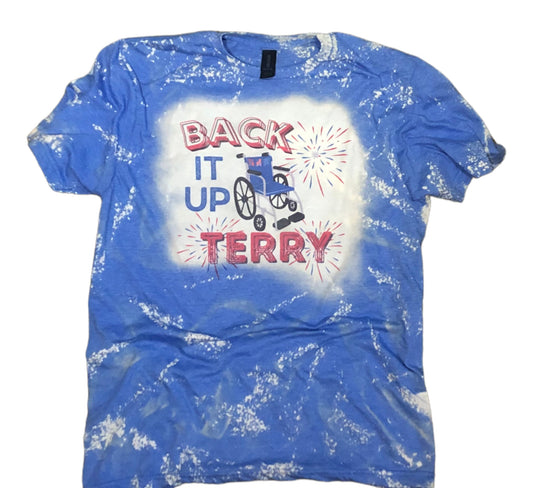 Back it up Terry Bleached Tee