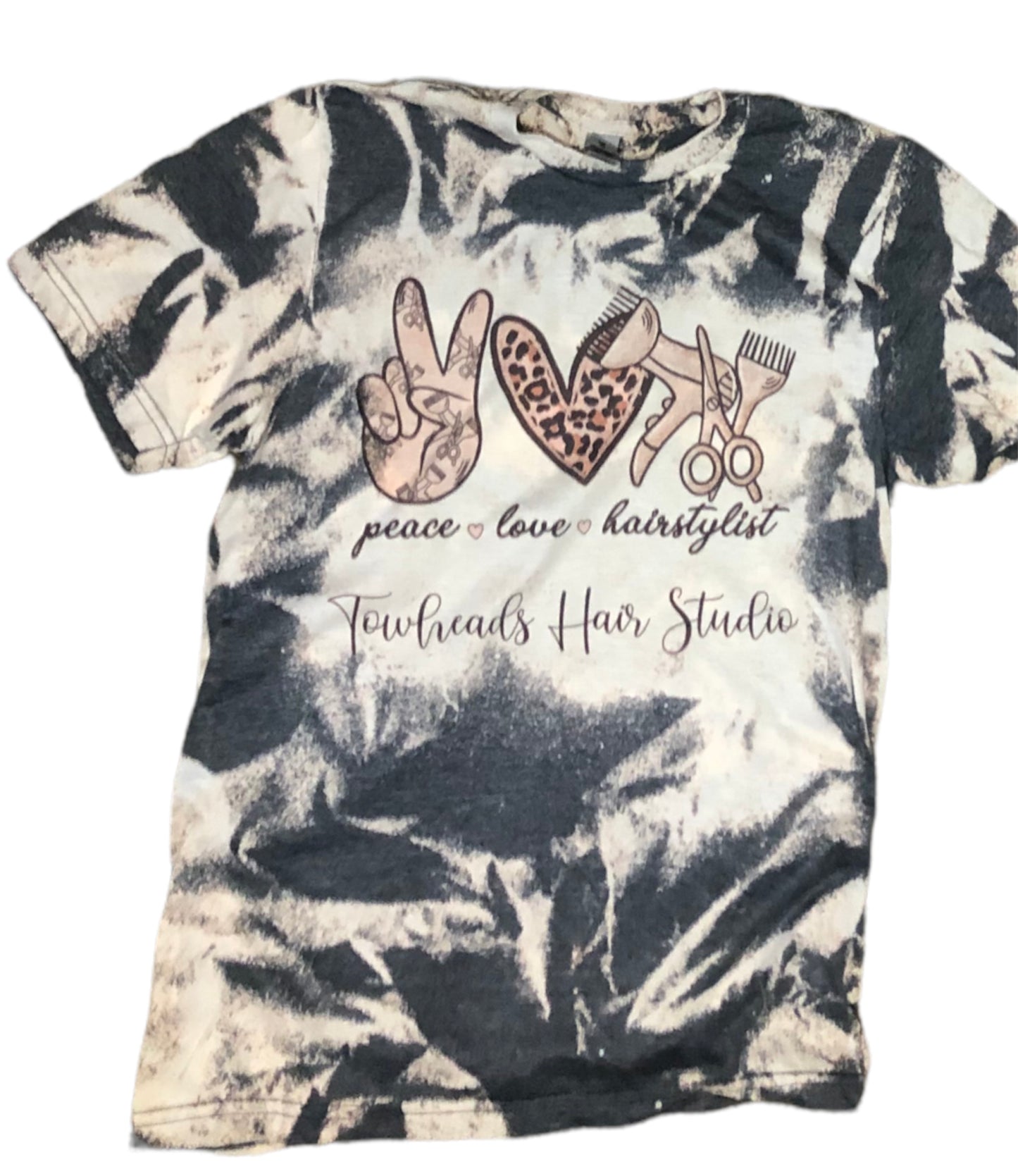 Custom Bleached Unisex Tee - Liv's Boutique