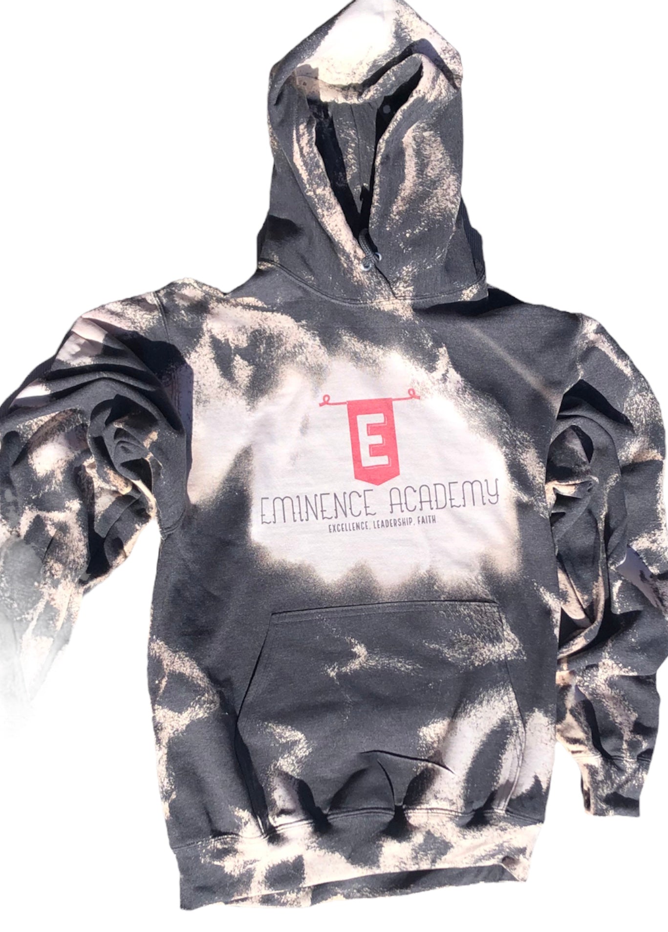 Custom Bleached Hoodie Your Design Here Bleached Sweatshirt