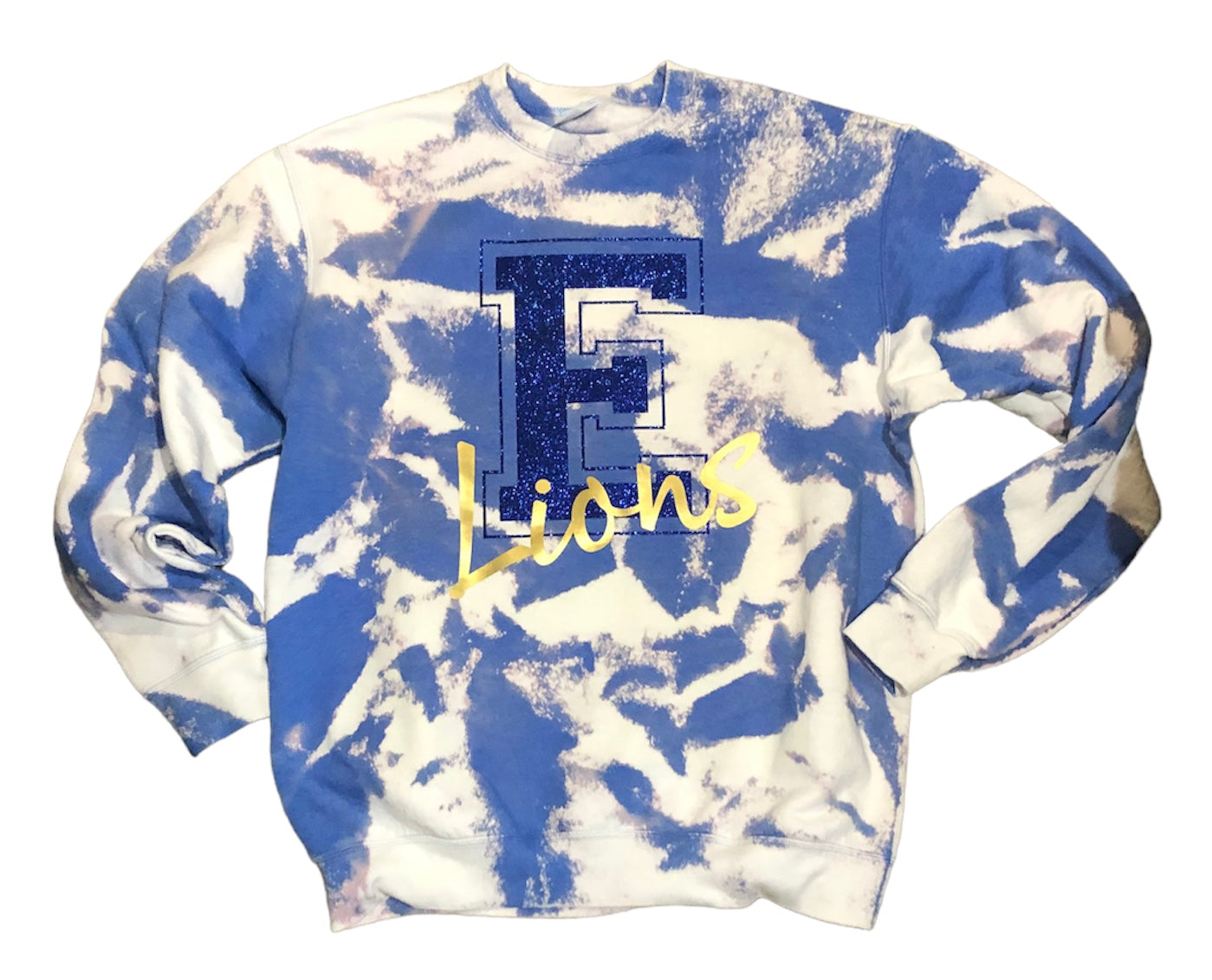 Glitter Spirit Wear - Bleached Sweatshirt