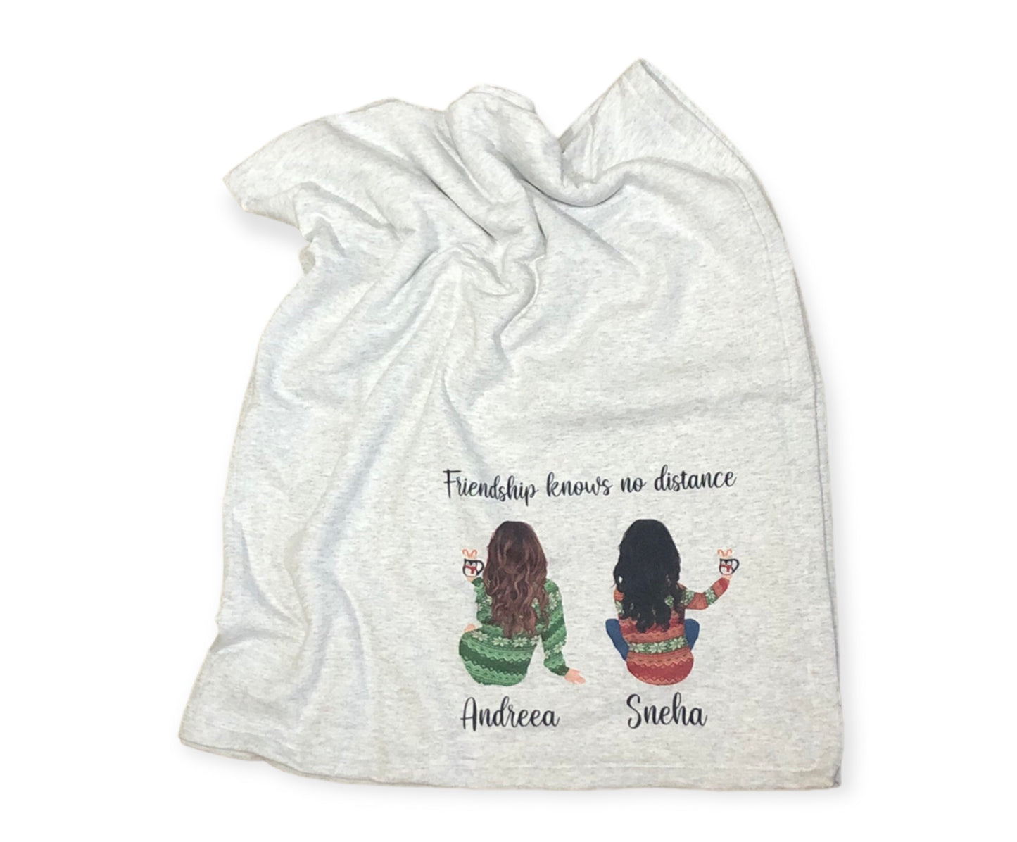 Best friend blankets ~ Custom Best Friend Gift - Liv's Boutique