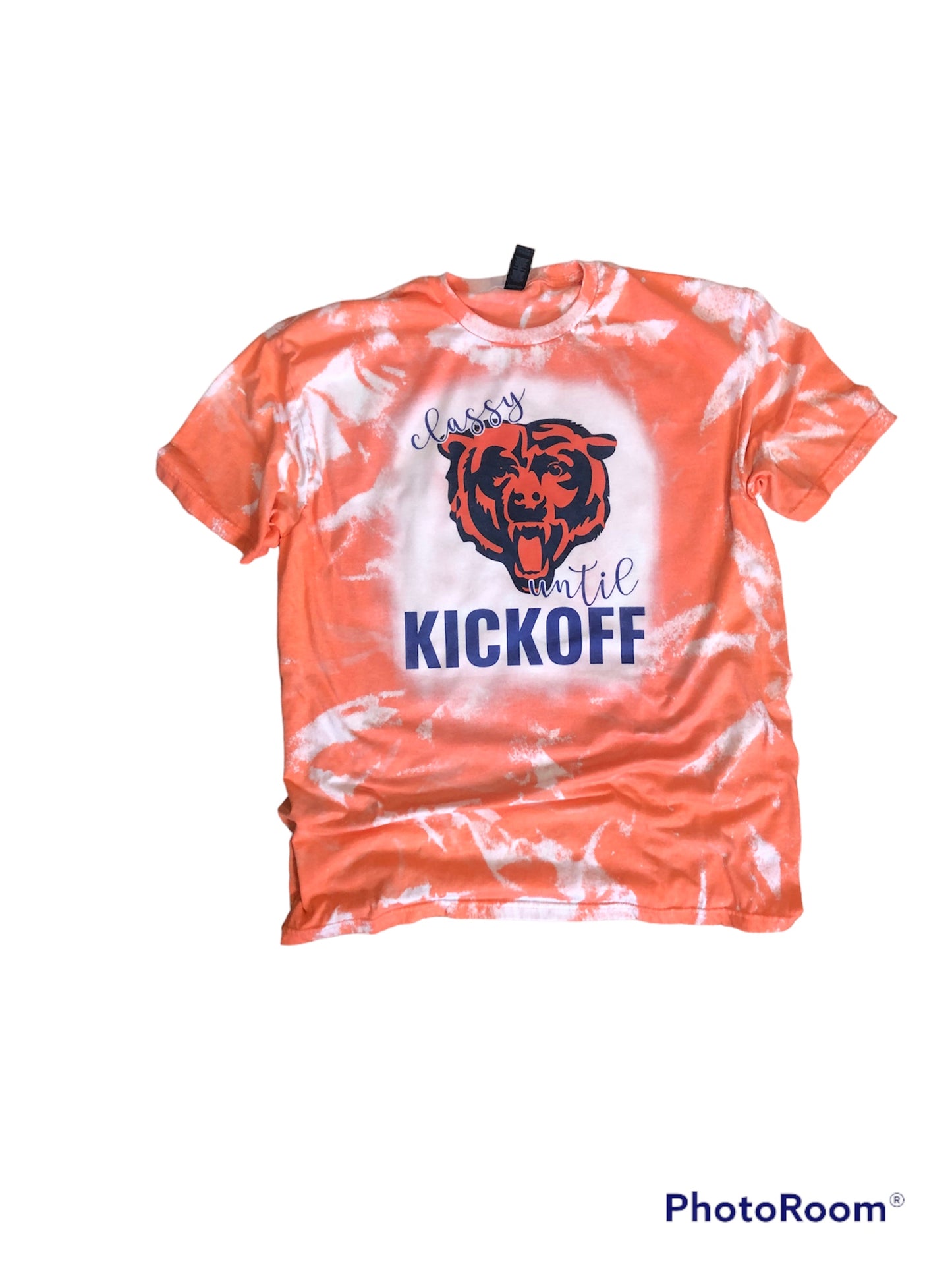 Classy Until Bears Kickoff Bleached Shirt