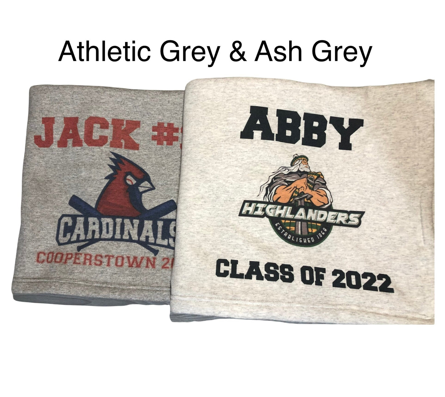 Baseball Blankets ~ Custom Sport Team Blanket ~ Personalized Team Gift ~ Graduation Blanket - Liv's Boutique