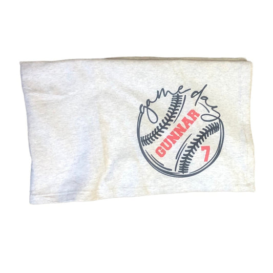 Baseball Blankets ~ Custom Sport Team Blanket ~ Personalized Team Gift ~ Graduation Blanket - Liv's Boutique